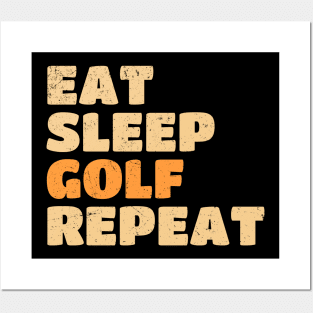 funny golf Posters and Art